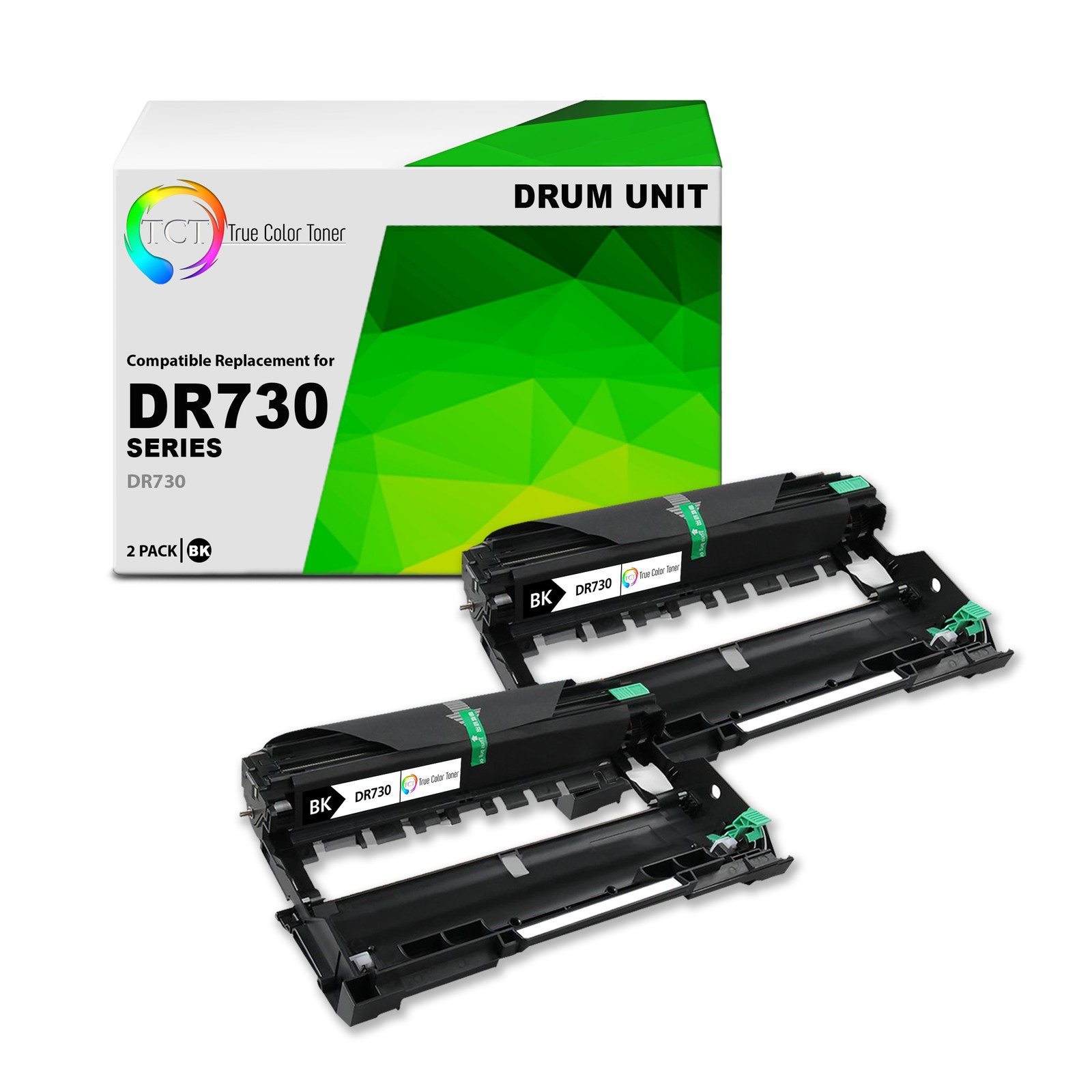 2Pk TCT Compatible DR730 DR-730 For Brother MFC-L2750DW HL-L2370DW Drum Unit