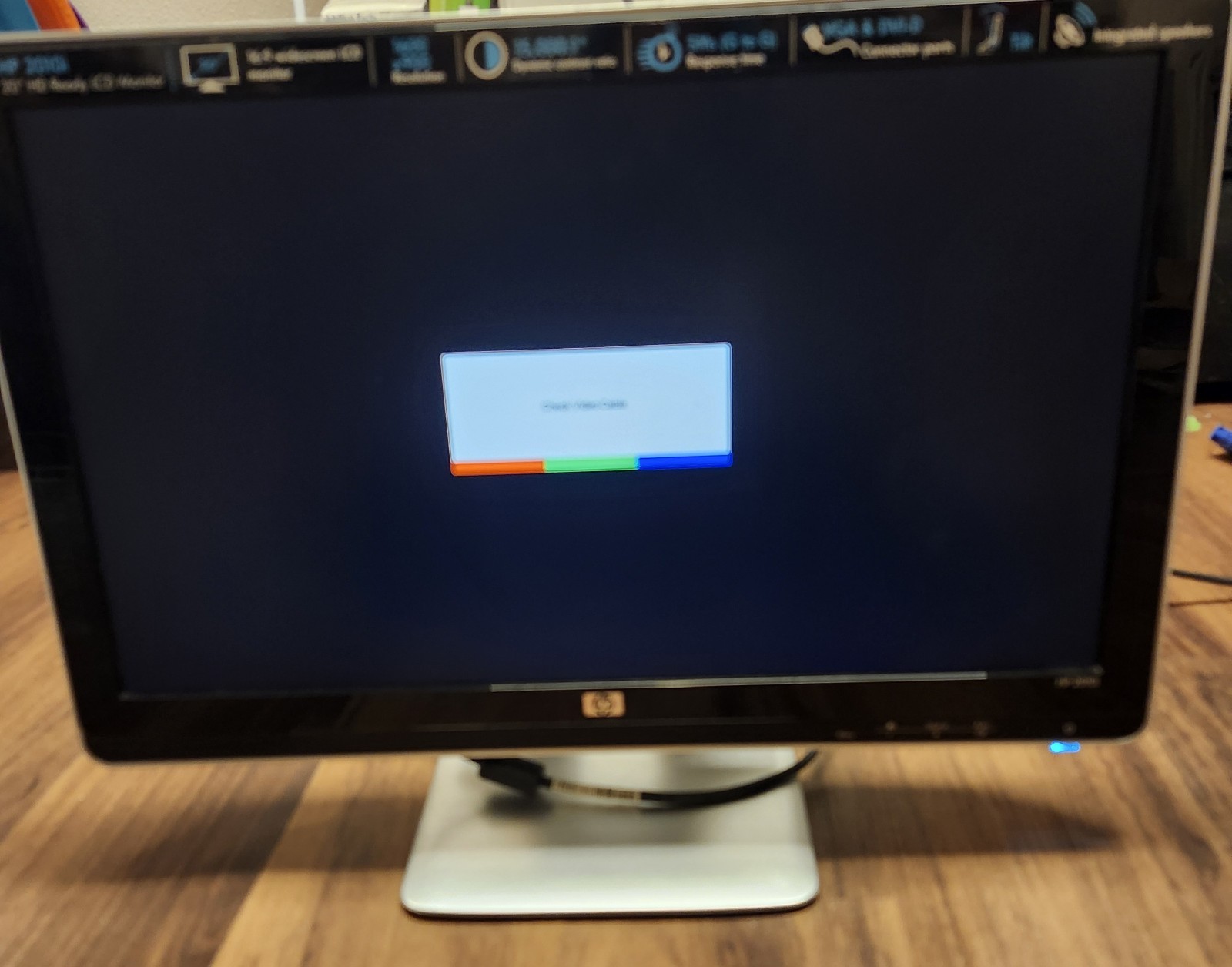 NWOT HP 2010i 20" HD Ready LCD Monitor- Nothing Wrong W It Just Never Returned 