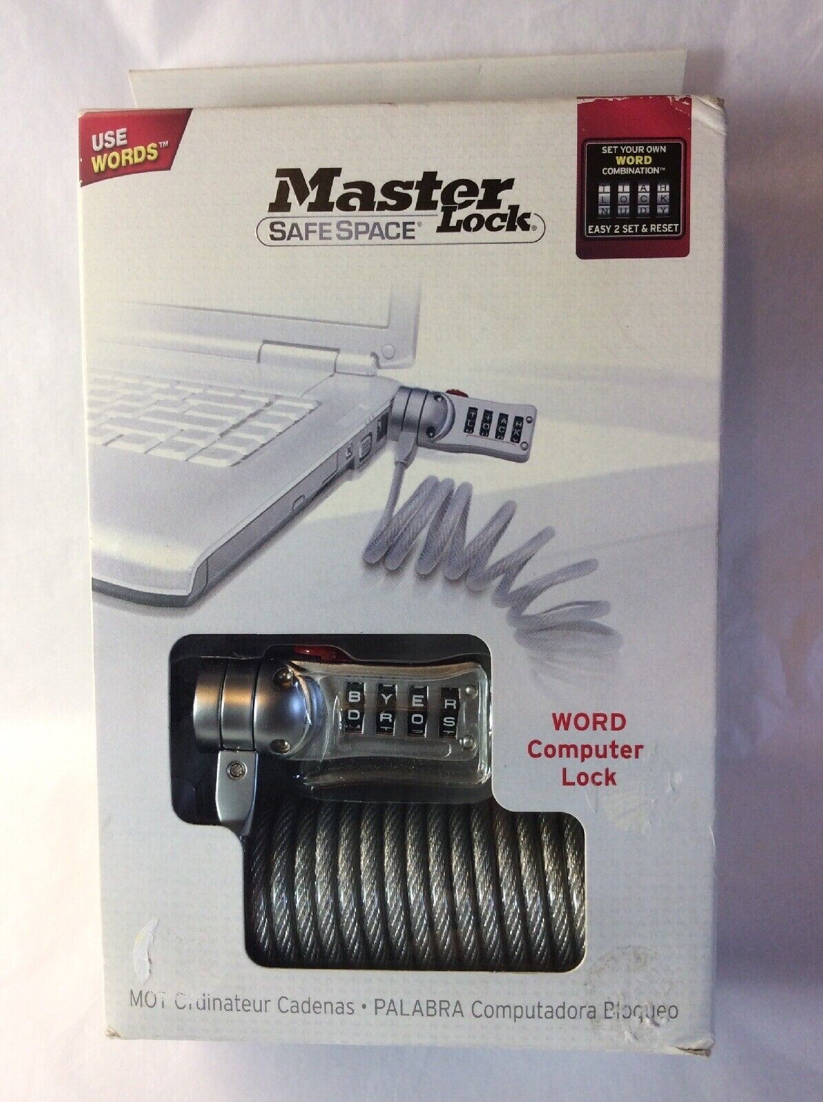 Master Lock Safe Space Computer PC, Laptop Monitor, Projector, NETBOOK Word