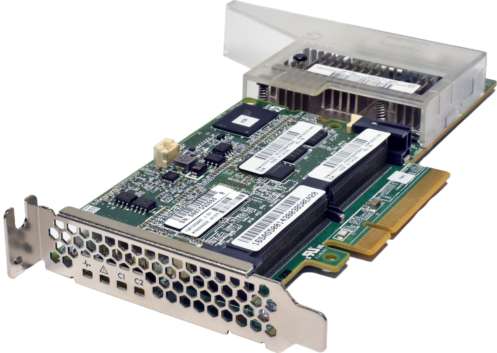 HP P440 PCIex8 12G SAS Smart Array Raid Controller 4GB FBWC Memory LP 726821-B21