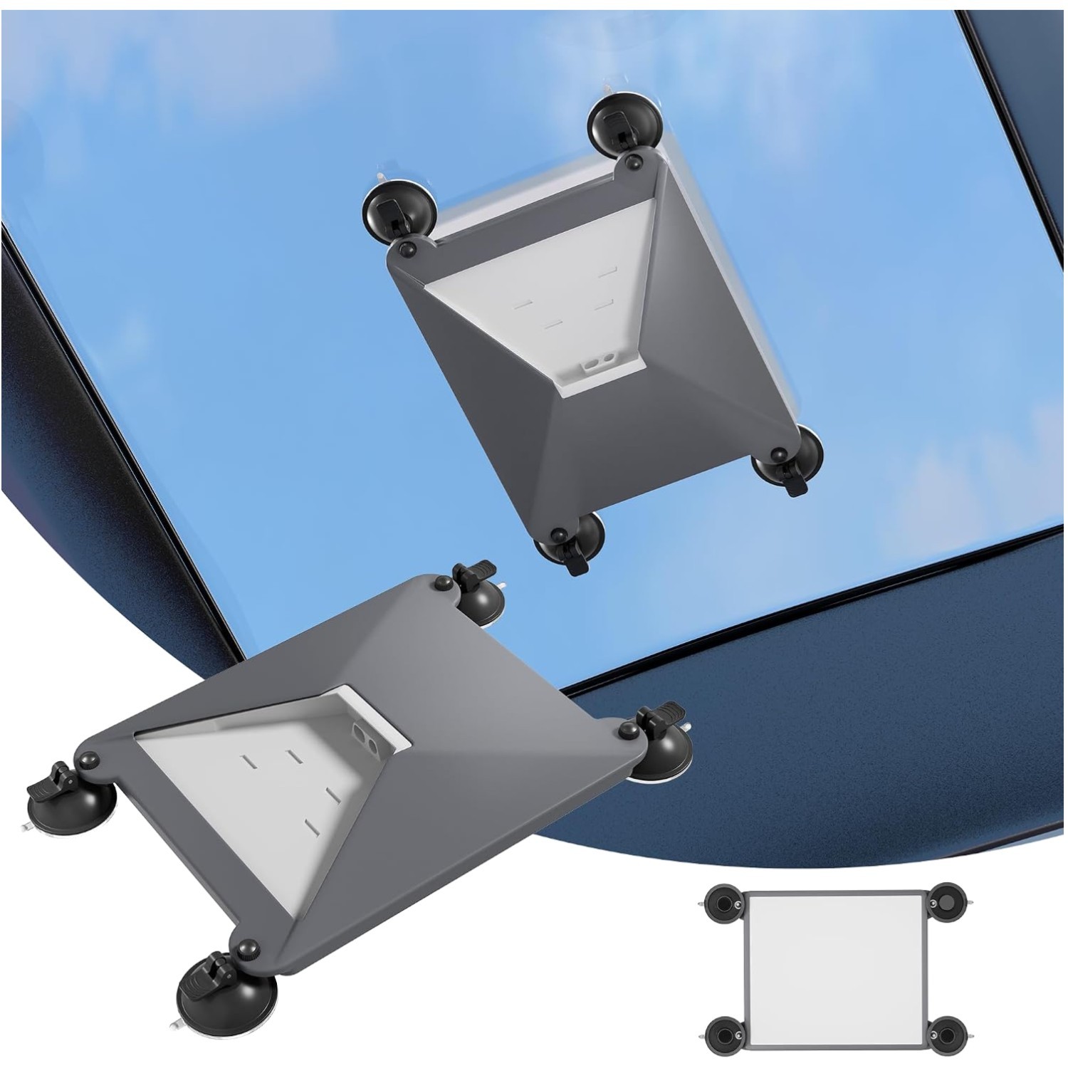 Robust Starlink Mini Suction Mount with Liquid Silicone Case - Easy Installation
