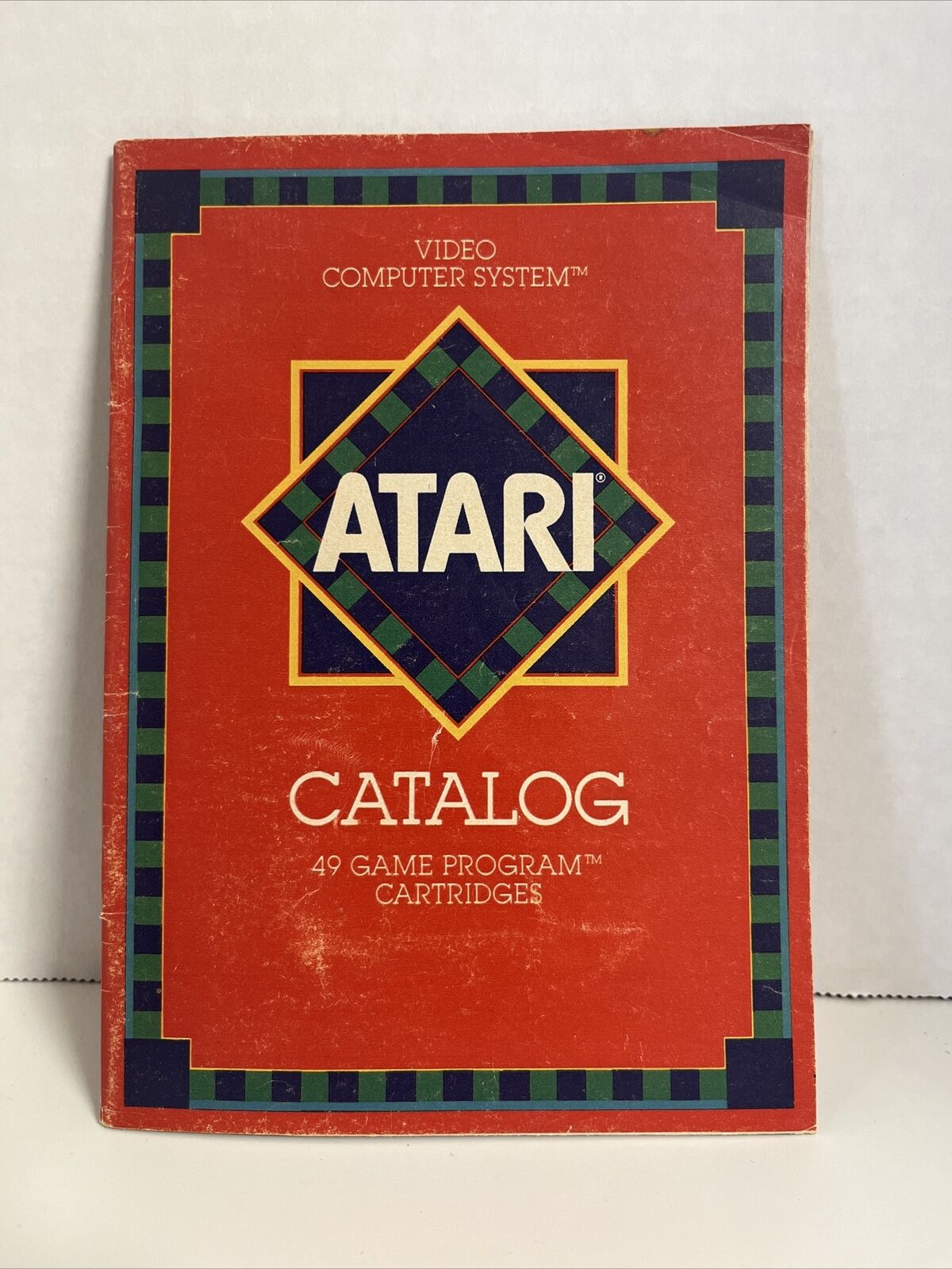 Vintage 1982 Atari Video Computer System Catalog 49 Game Program Cartridges 