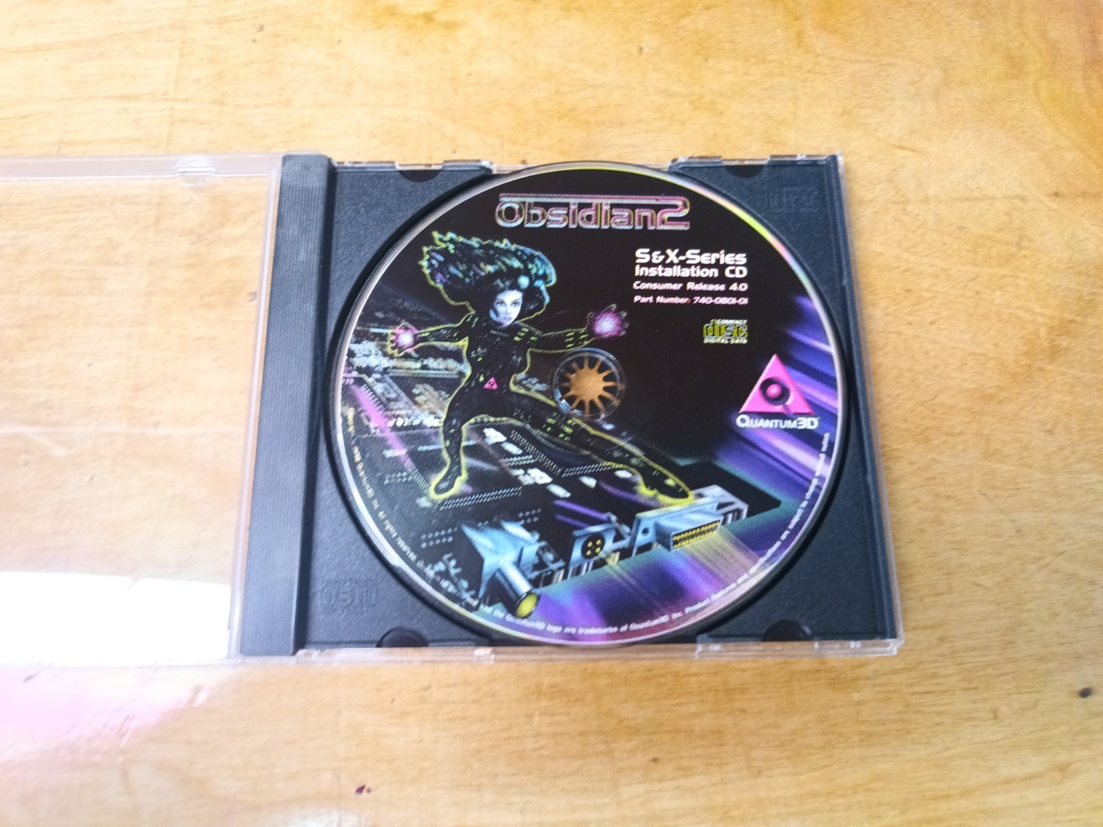 Quantum3D Obsidian2 X-24 S&X Series Installation CD 4.0 3dfx Voodoo2 TESTED