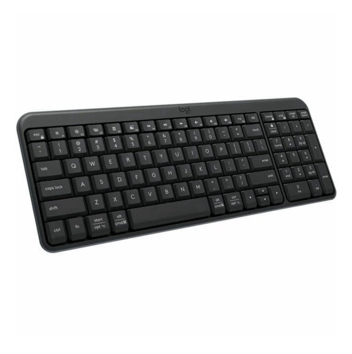 Logitech K250 Bluetooth Keyboard with Numpad, Easy Connectivity, Compact Wless