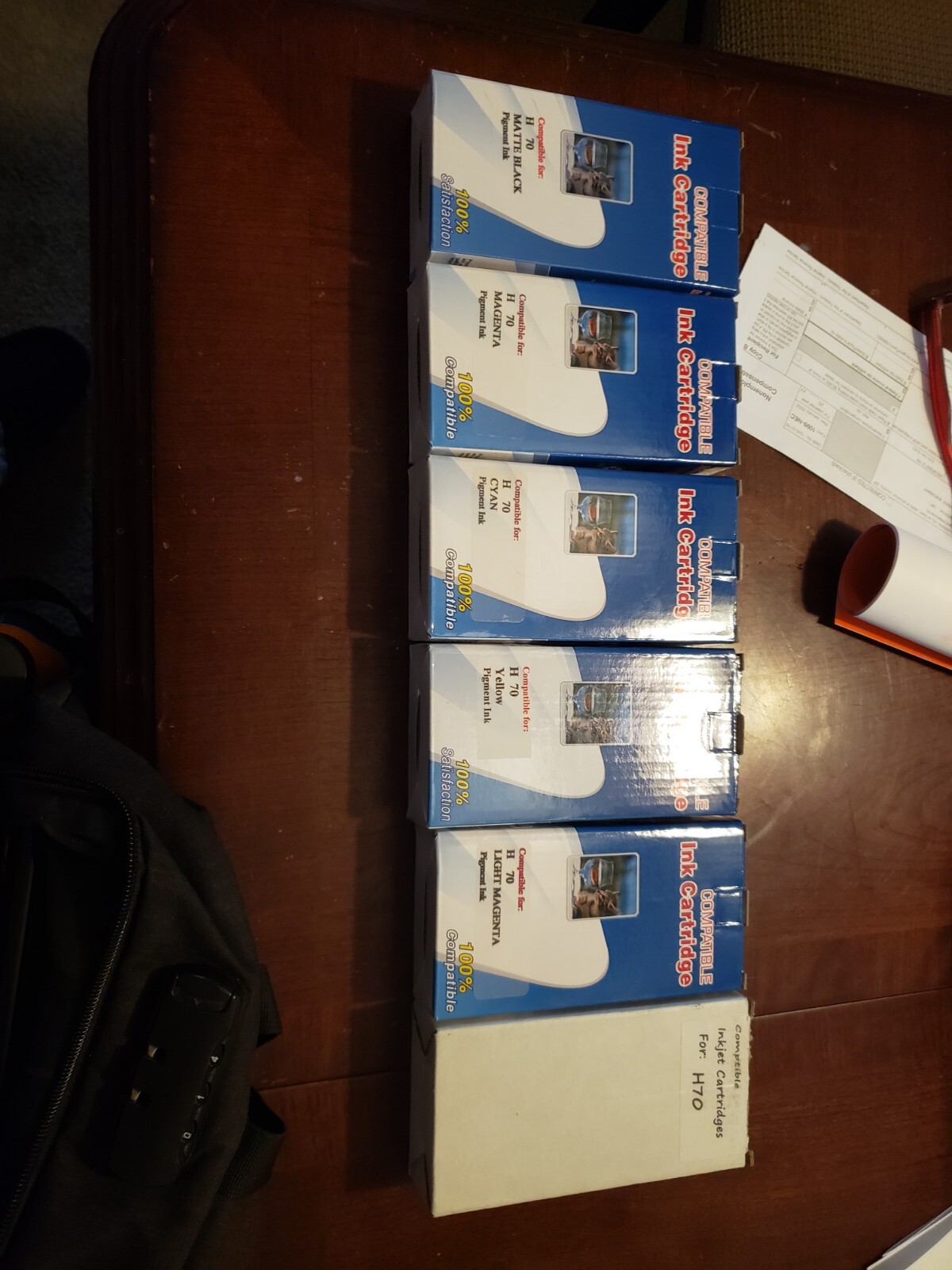 HP #70 3rd Party Ink Cartridge Lot