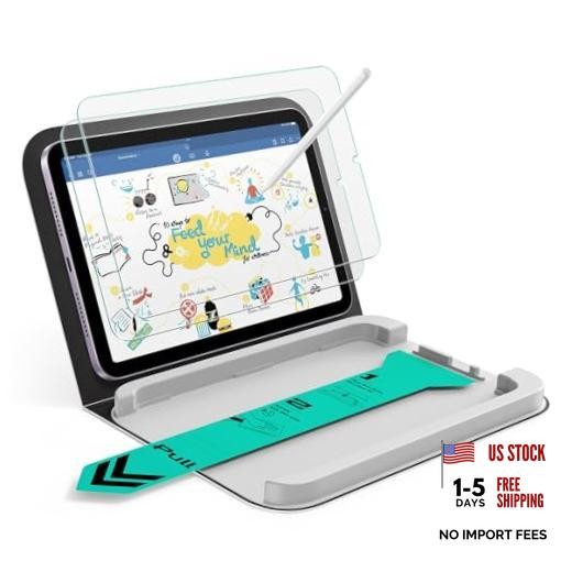 2 Pack Paper-Feel Screen Protector for iPad mini 8.3" (A17 Pro 7th/6th Gen)