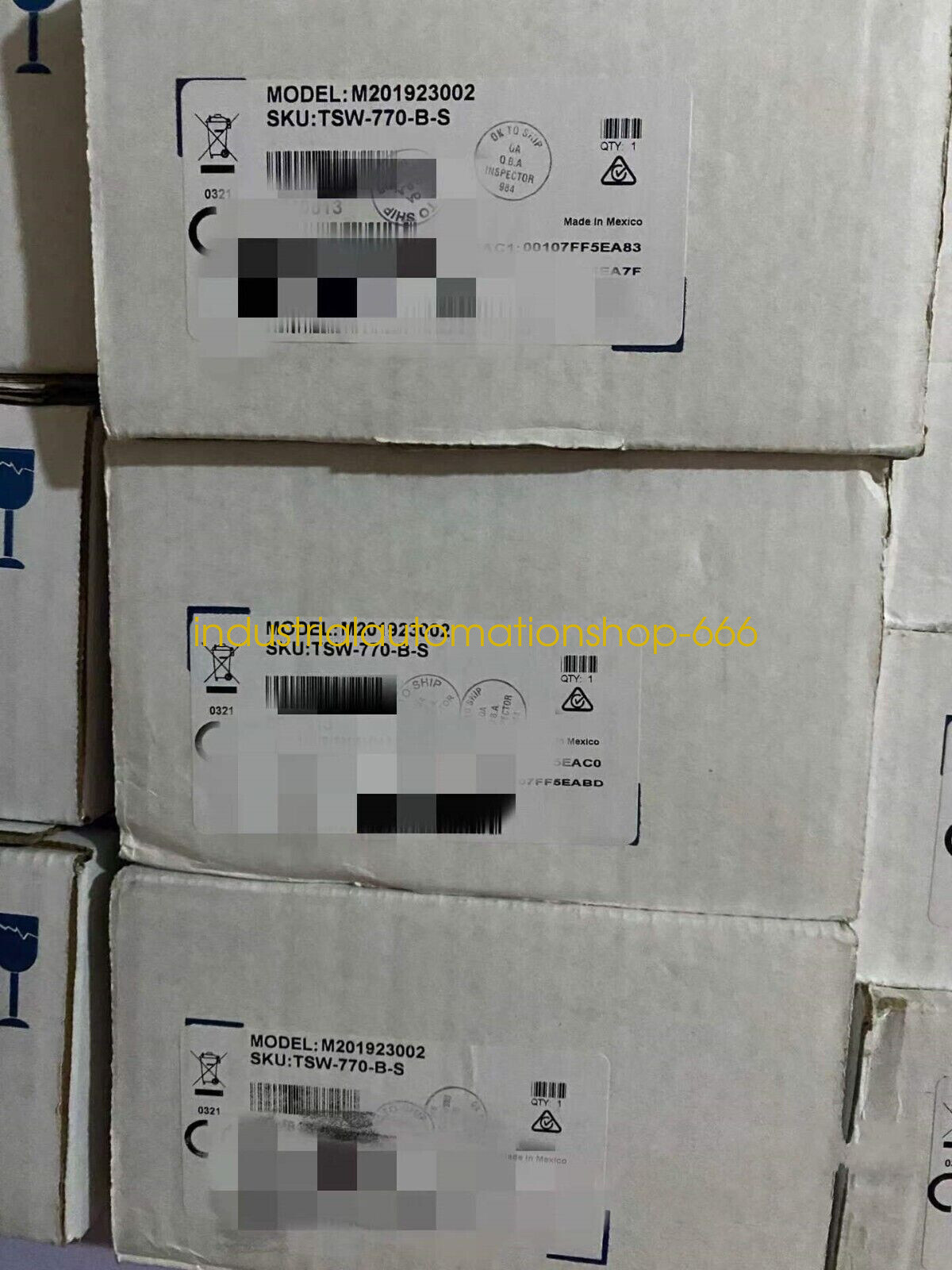 1PC NEW Crestron TSW-770-B-S touch screen Via DHL or FedEX
