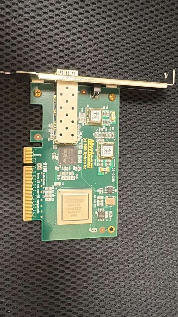 Lot Of 6 Myricom Single-Port 10GbE SFP+ PCIe X8 Network Card P/N: 10G-PCIE-8B-S