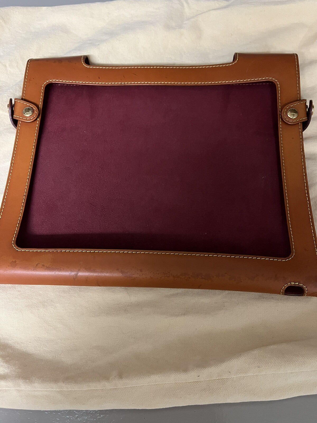LOUIS VUITTON TABLET NOMADE LEATHER CASE VINTAGE TOP RARITY COLLECTORS PIECE