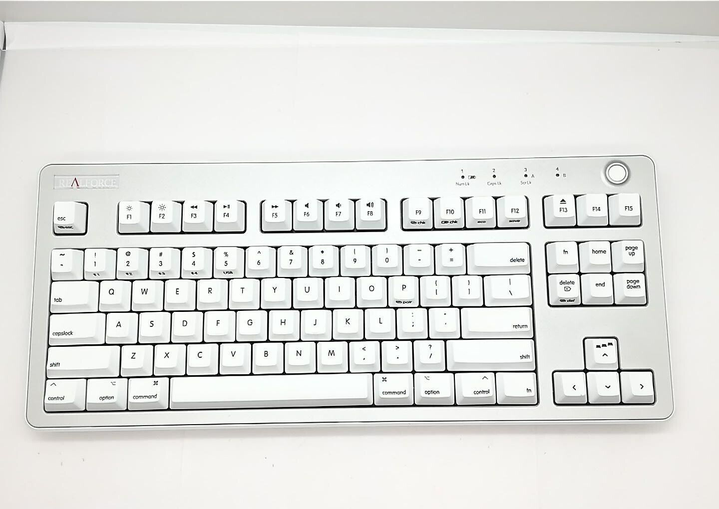 REALFORCE R3HH21 TKL Mac Keyboard, Silent Hybrid, English Layout, Wireless/Wired