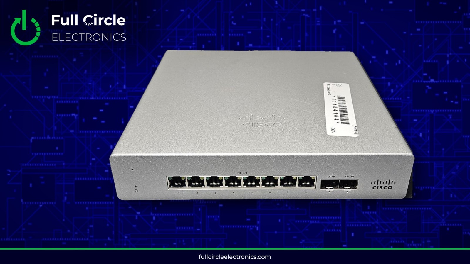 Cisco Meraki MS120-8FP Layer 2 Access Switch (UNCLAIMED)