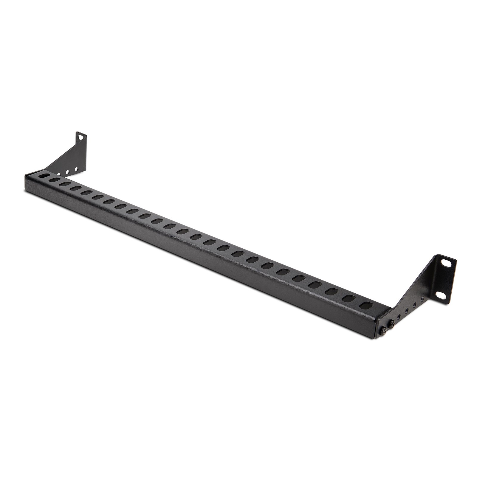 StarTech.com 1U Rack Mountable Cable Lacing Bar 1.5 to 3.7in offset, Black 