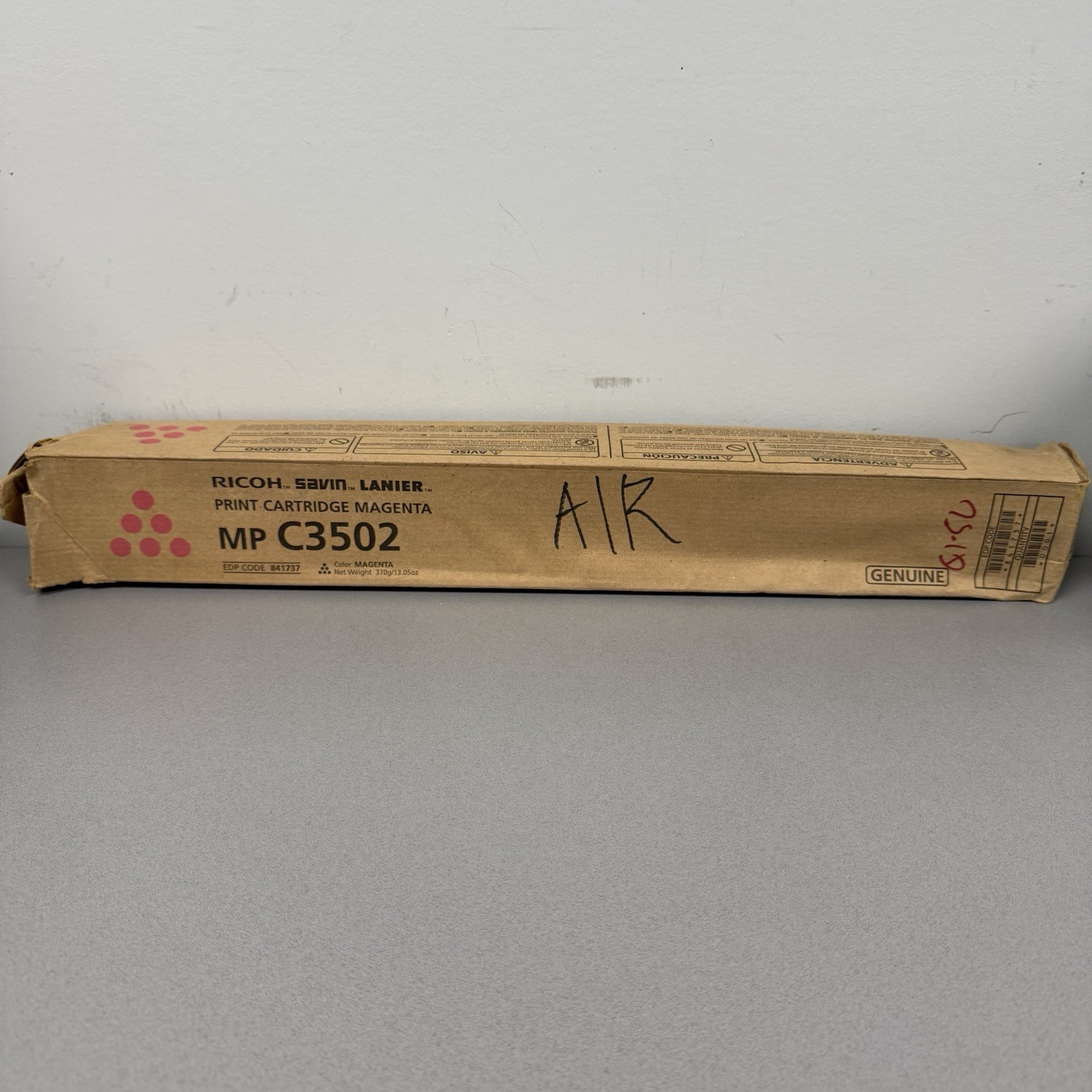 Genuine Ricoh 841737 MAGENTA Toner Cartridge for MP C3502 841649 New Damage Box