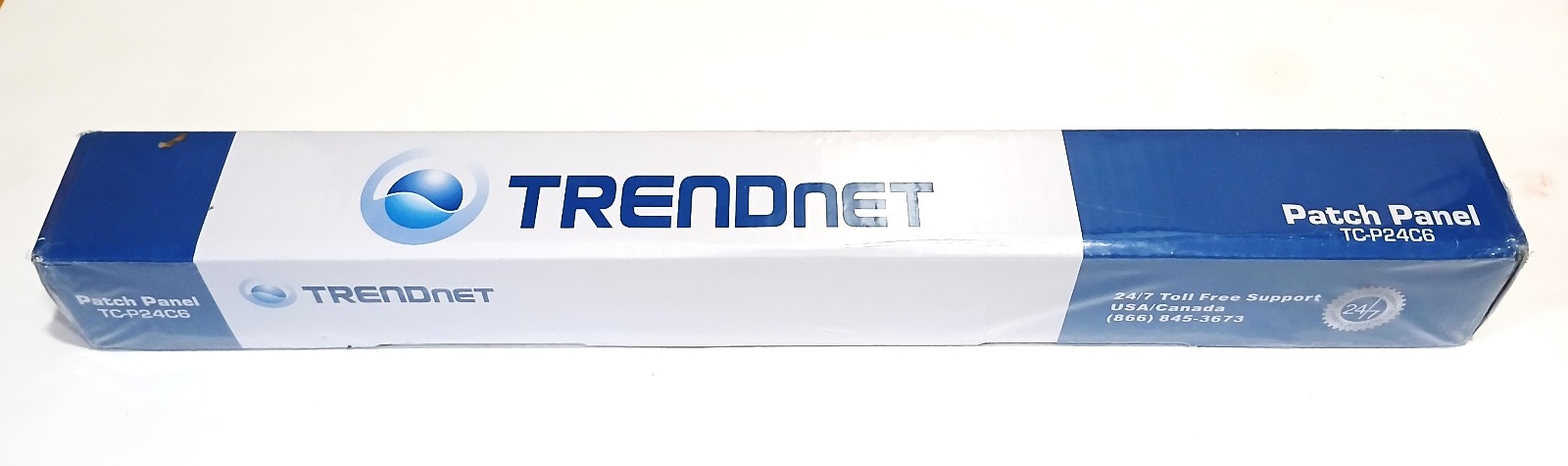 BRAND NEW SEALED. TRENDNET TC-P24C6, CAT-6. 24-PORT PATCH PANEL. USA SELLER.