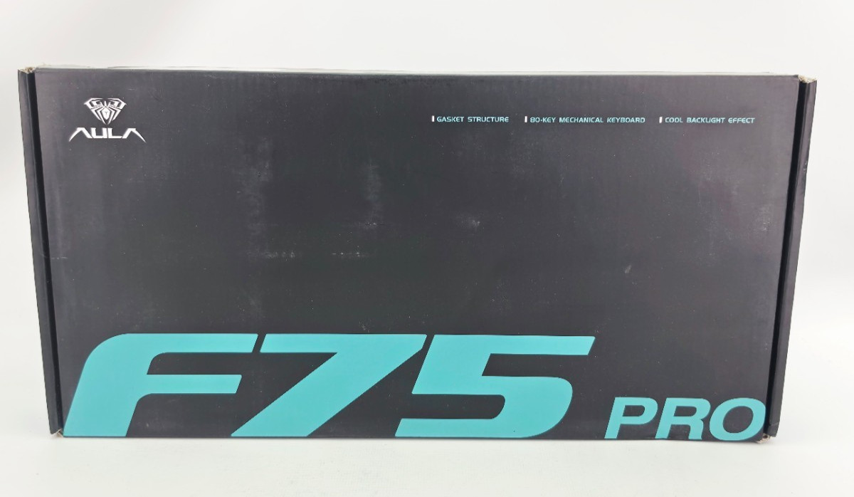 AULA F75 PRO Wireless Keyboard 2.4GHz Type C BT5.0 White Blue NEW OPEN BOX