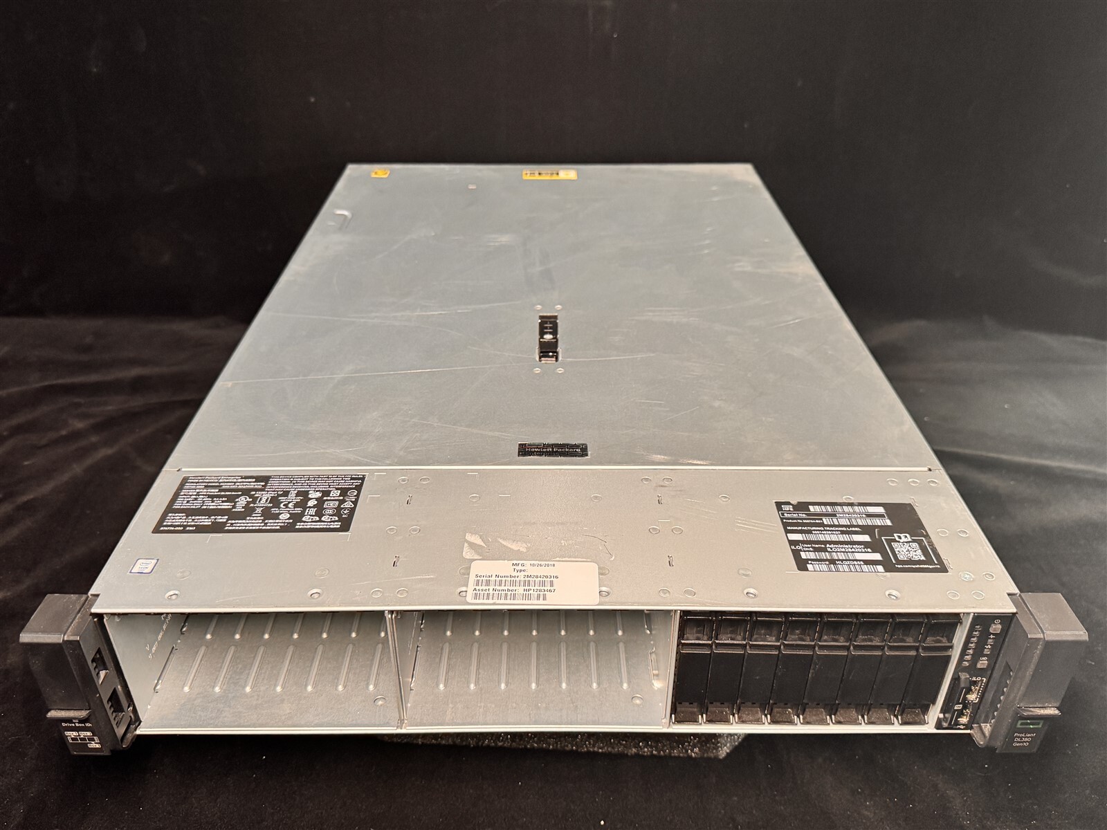 868704-B21 HPE ProLiant DL380 Gen10 G10 24SFF+4SFF BAREBONE SERVER 2x HS 2x PSU