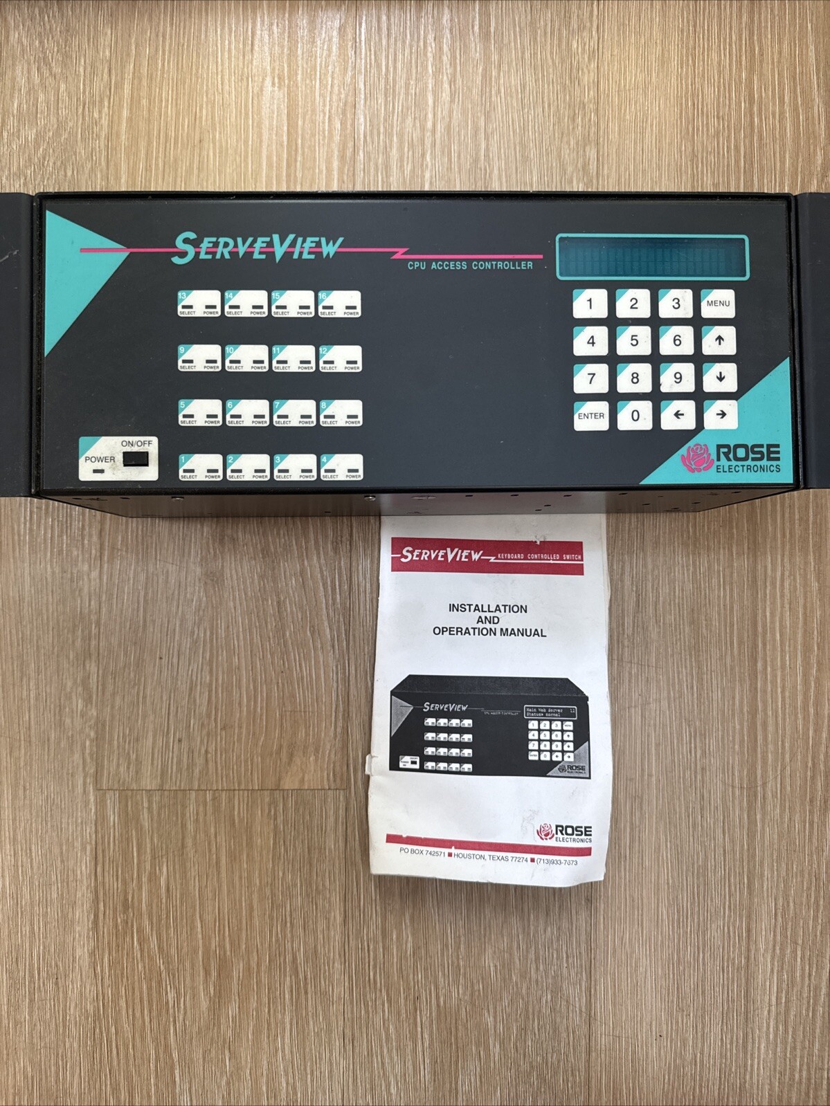 Rose Electronics Rose Serveview + 8 Port CPU Access Controller SPH-8U/NL #TQ908