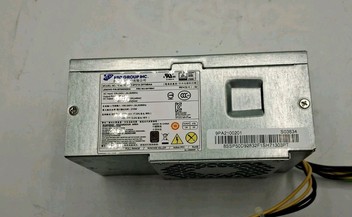 FSP GROUP FSP210-20TGBAA REV 02 Power Supply 54Y8941