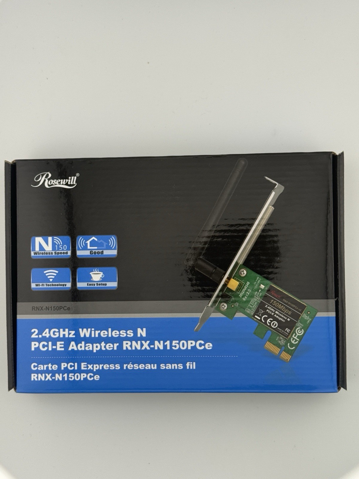 Rosewill RNX-N150PCe 2.4GHz Wireless N PCI Express Adapter 150Mbps