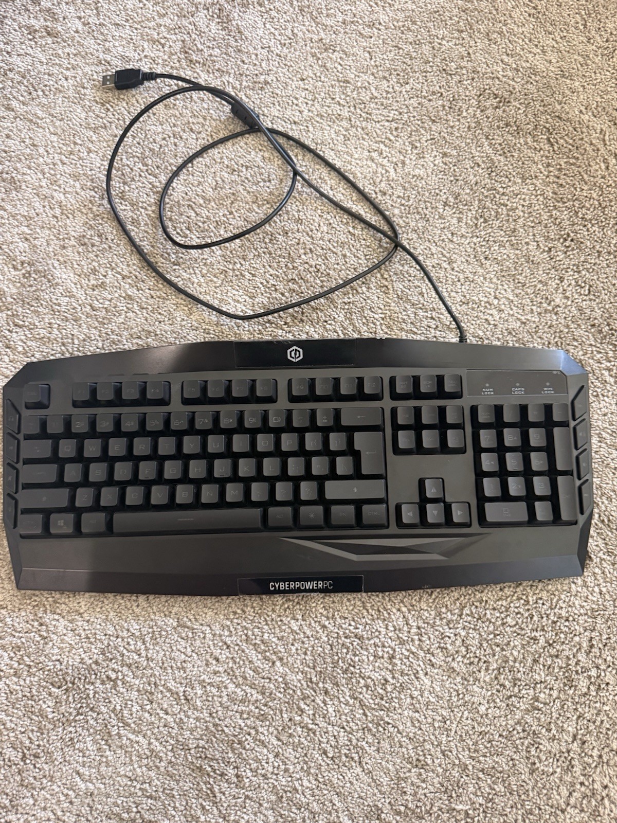 CyberPowerPC Multimedia Gaming Keyboard Wired USB