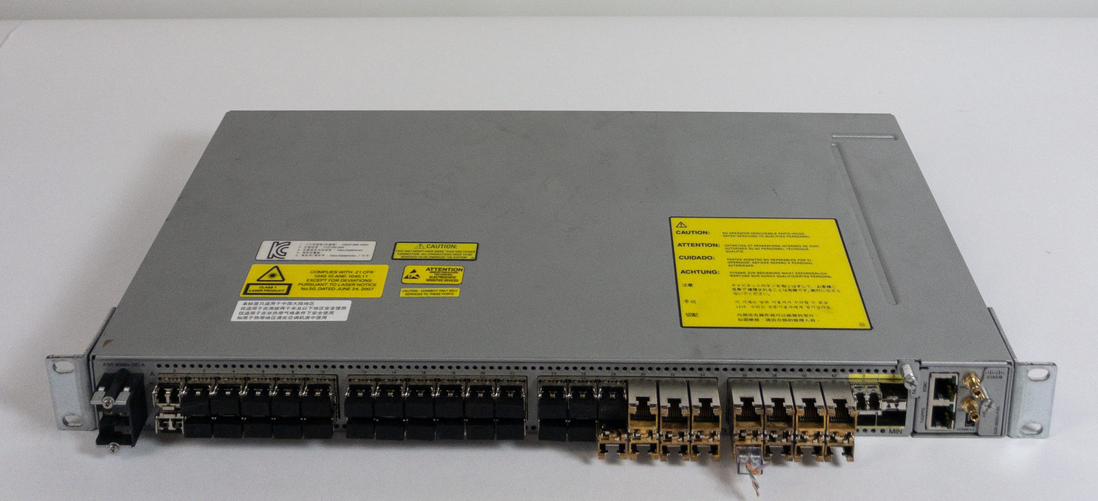 Cisco ASR-9000V-DC-A V04 44-Port GE + 4-Port 10GE Router DC Power