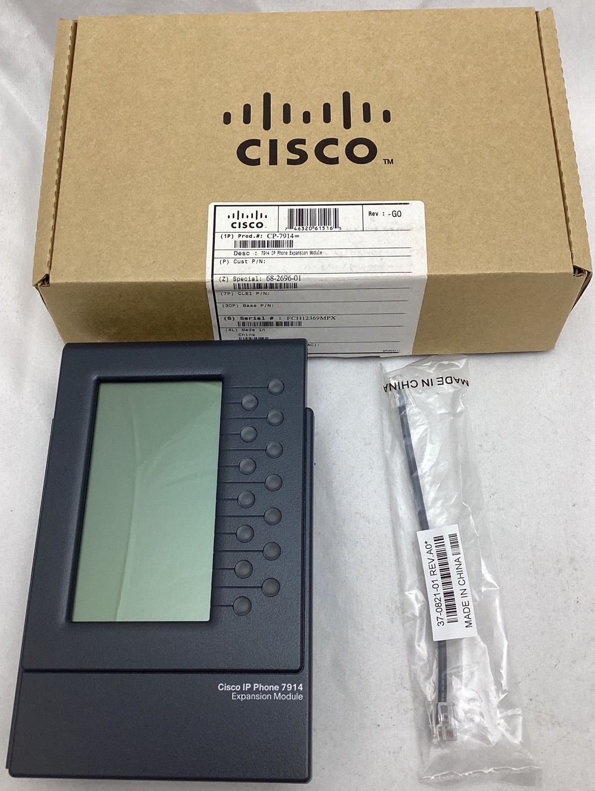 Cisco CP-7914 IP Phone Expansion Module for 7960G, 7961G, 7970G, 7971G-GE New