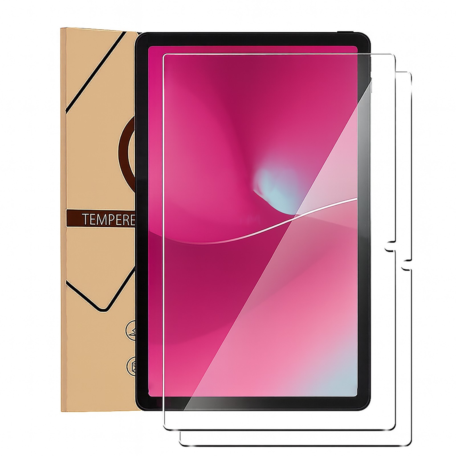 2 Packs Tempered Glass Screen Protector For T-Mobile Revvl Tab 2 10.1" 2025