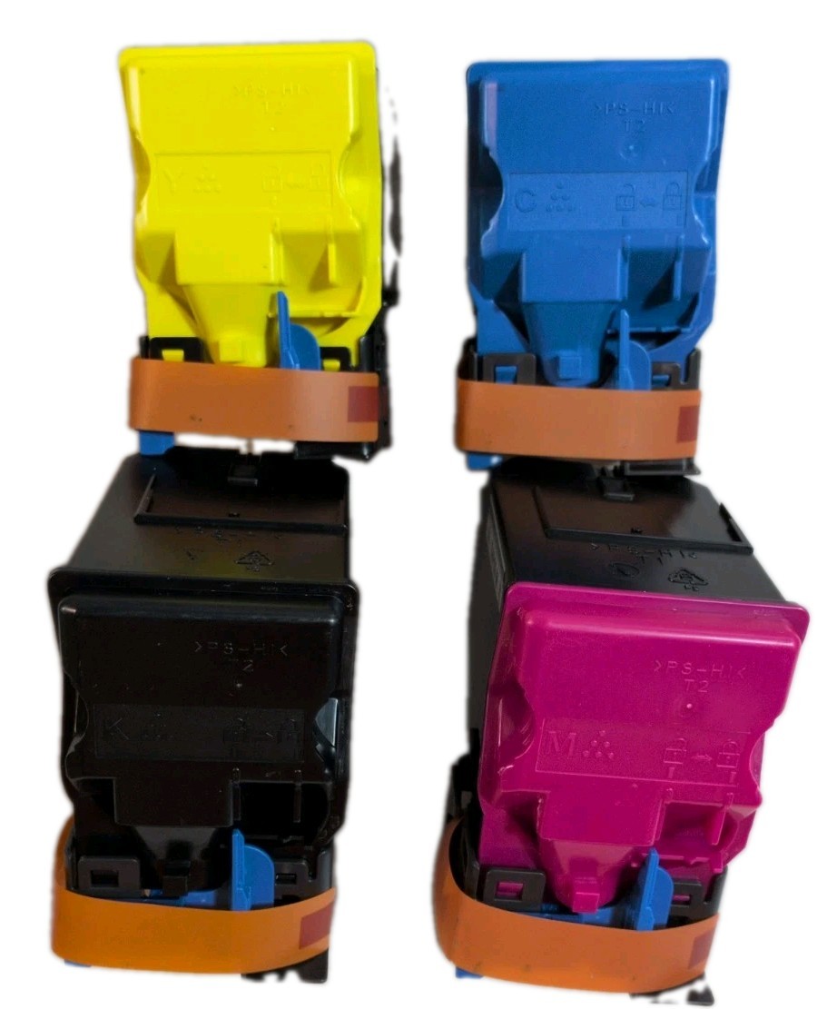 4 pack Minolta TNP50 TNP-50 TNP51 TNP-51 Toner Cartridge for Konica Bizhub C3100