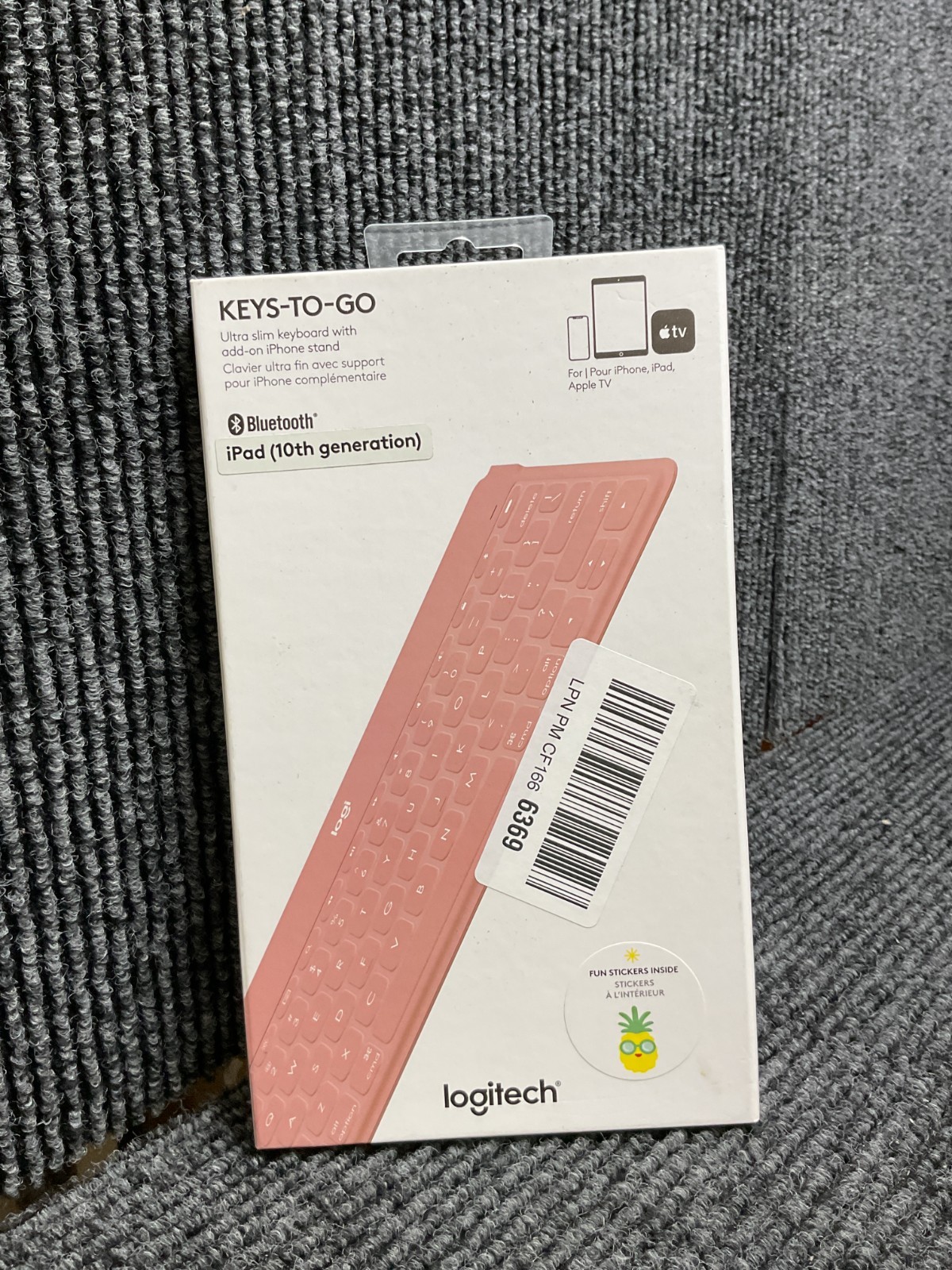 Logitech Keys-To-Go Ultra-Slim Keyboard (Pink)