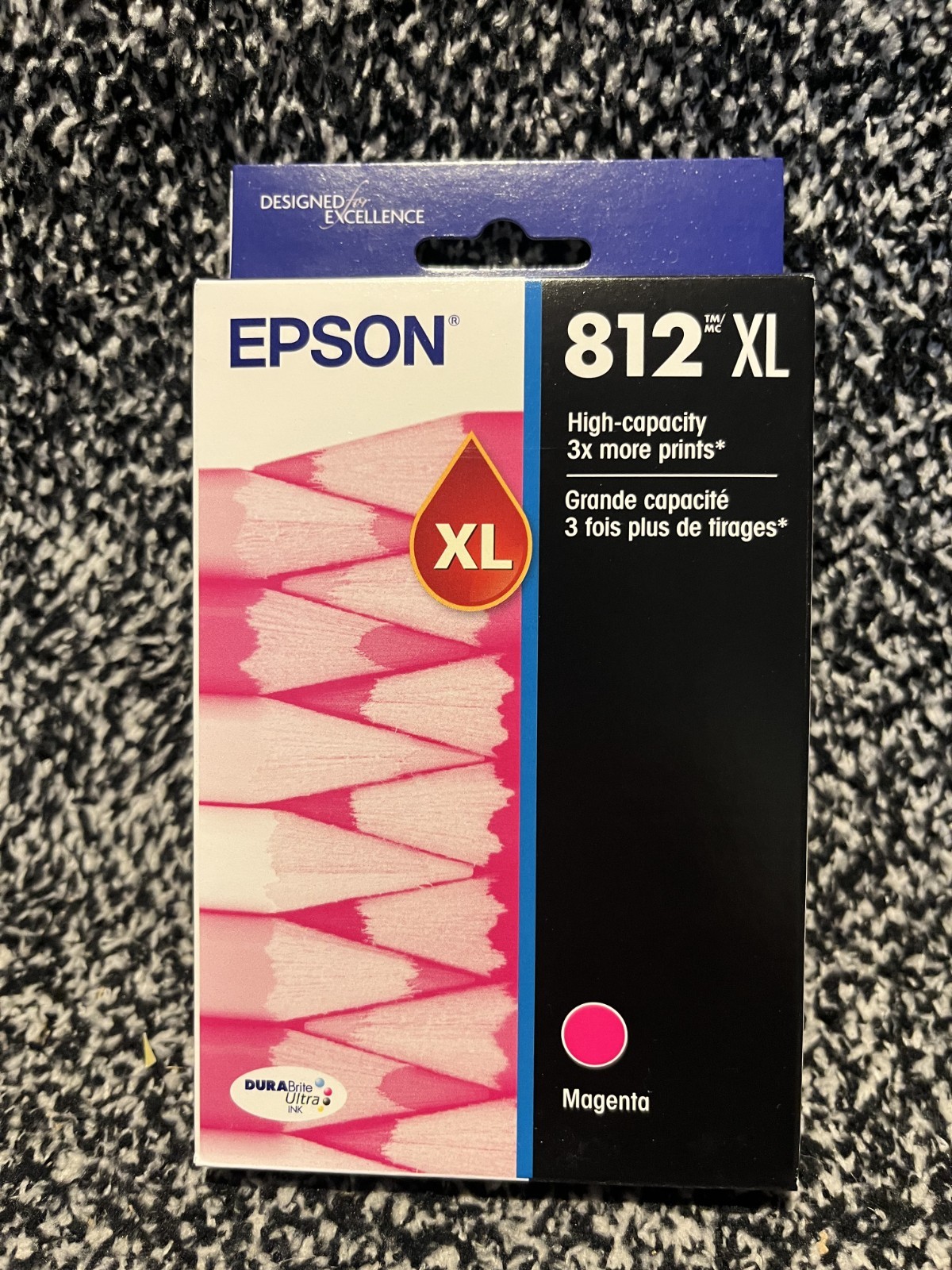 Epson T812XL High-Capacity Magenta Ink Cartridge T812XL320 Date: August 2028