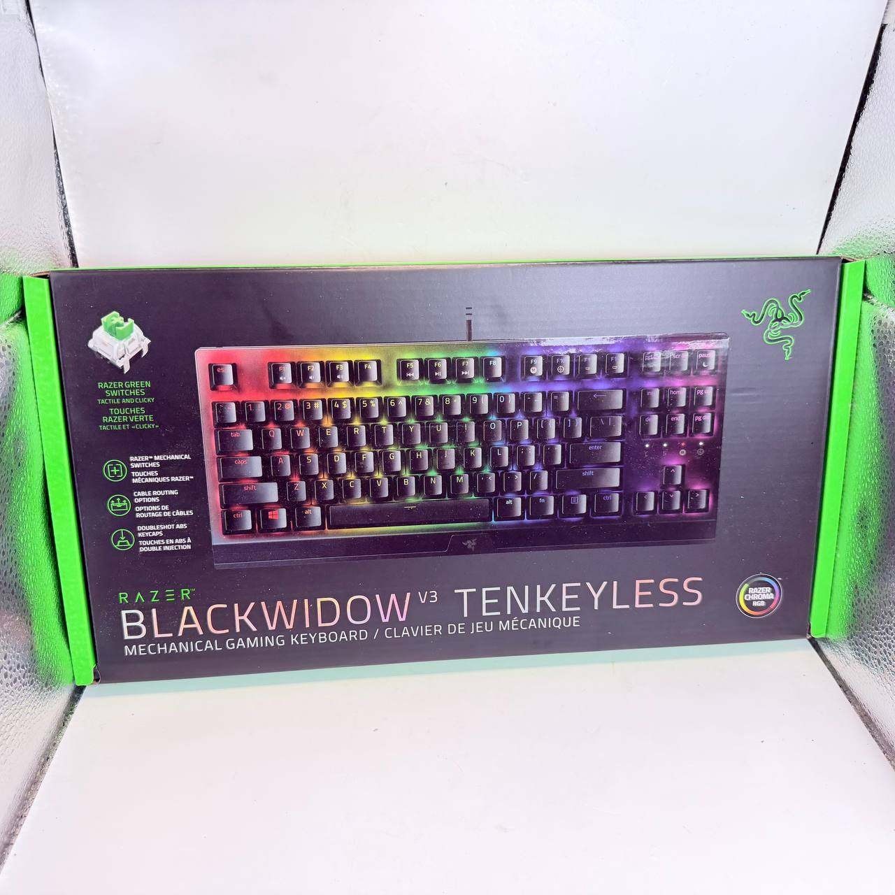 Razer BlackWidow V3 Tenkeyless Mechanical Gaming Keyboard Green Switches RGB TKL