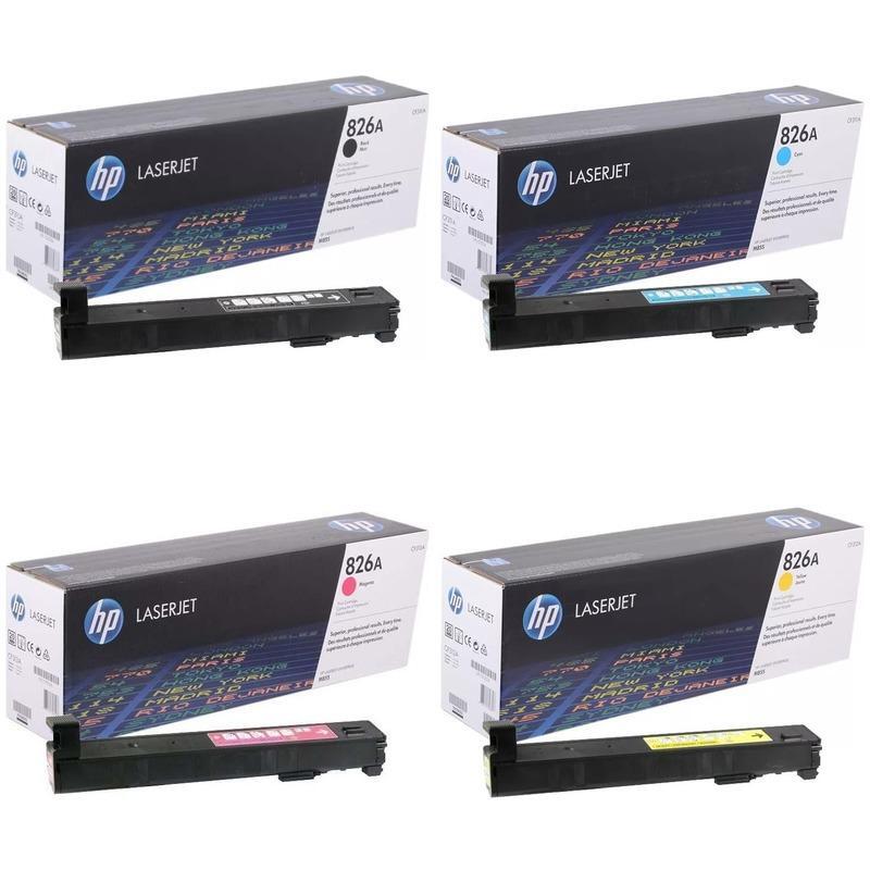 Genuine Toner HP Color LaserJet M855 X DN MFP Enterprise / 826A CF310A -CF313A