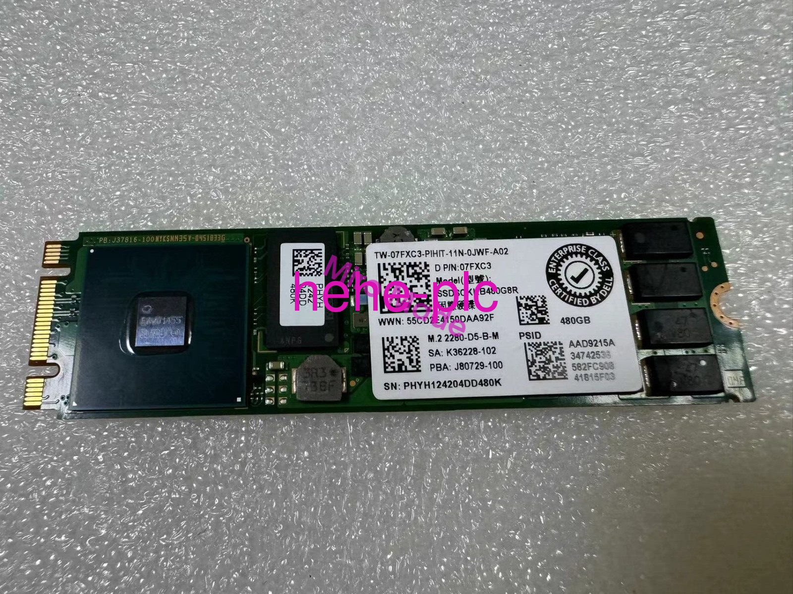Dell 7FXC3  WCP9P  480GB M.2 2280 SATA SSD Intel SSDSCKKB480G8R 07FXC3 BOSS Card