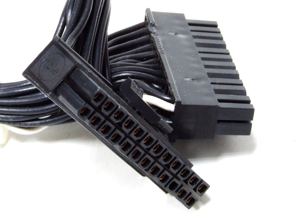 Molex Mini Micro ATX 24-Pin Female Connector Backplane Power Cable 23-Wire Cord