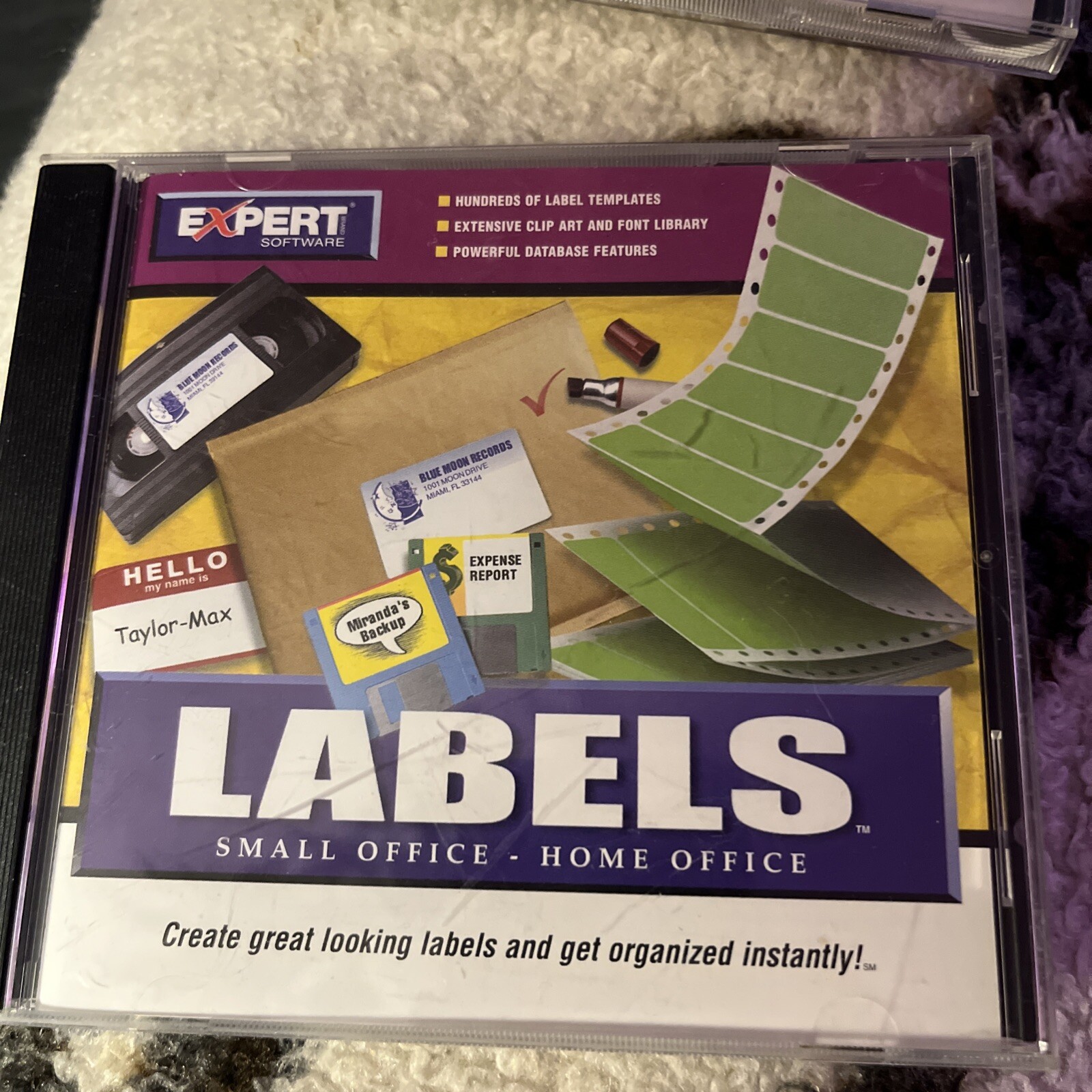 Expert Labels CD ROM & Amazing Calendar Maker Cd Rom Lot