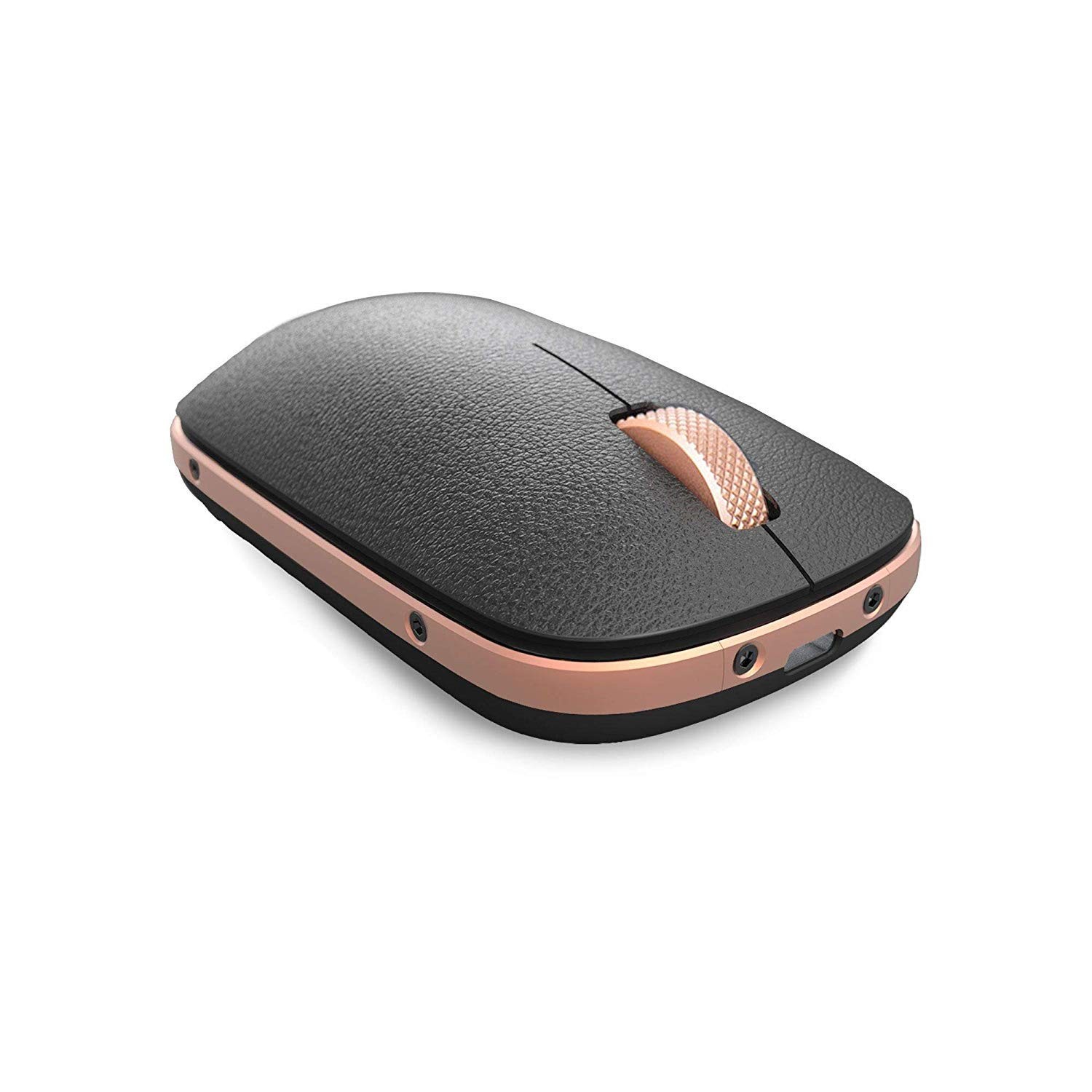 Bluetooth RM-RCM-L-03 Retro Classic Mouse (Artisan), Black and Gold