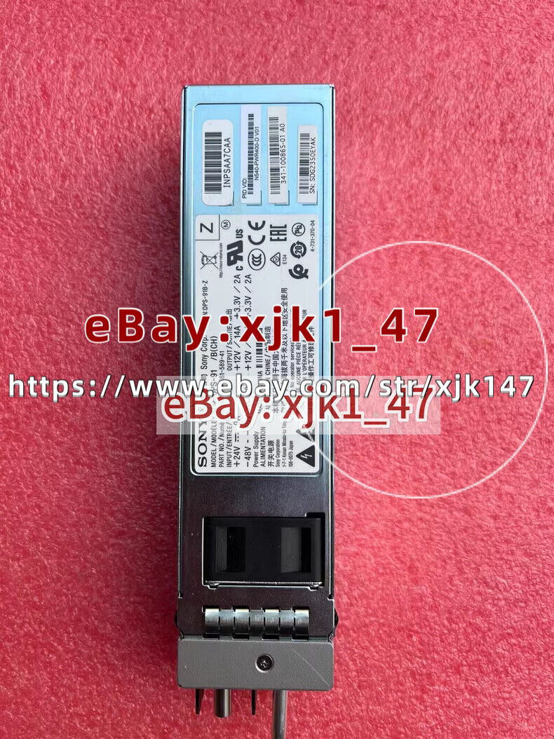 Cisco N540-PWR400-D 341-100865-01 DPS-91 DC Power Supply For N540-24Z8Q2C-M /xjk