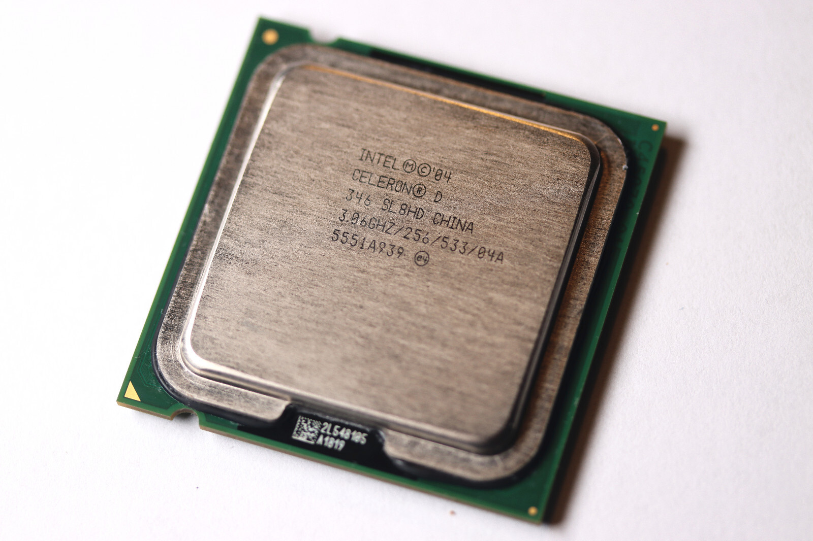 Retro CPU, Intel Celeron D 346 3.06 GHz Processor CPU, 256KB/533MHz/SL8HD/LGA775