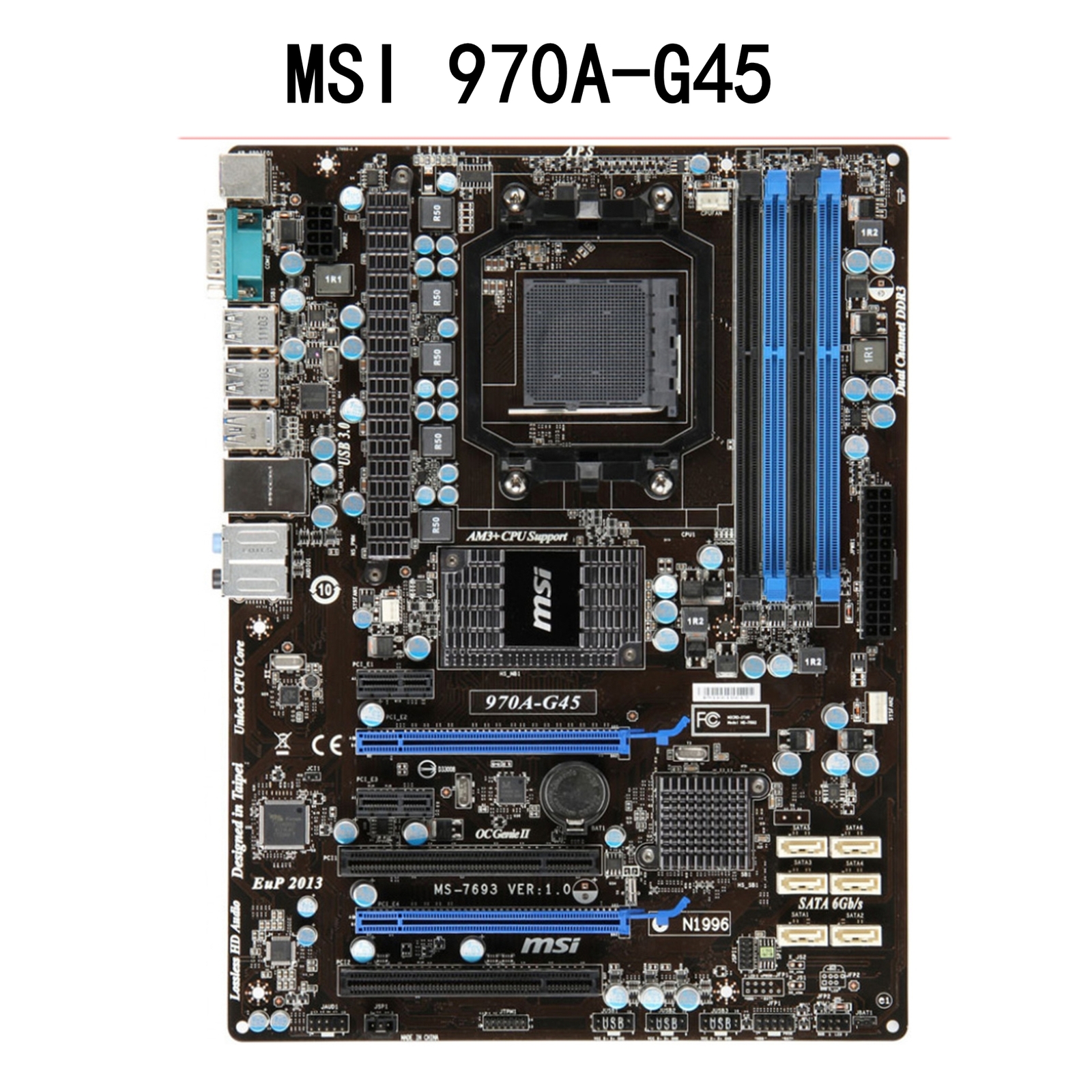 For MSI 970A-G45 Motherboard Suppots AM3+ fx6300 8300 DDR3 ATX 32G AM3 Crossfire