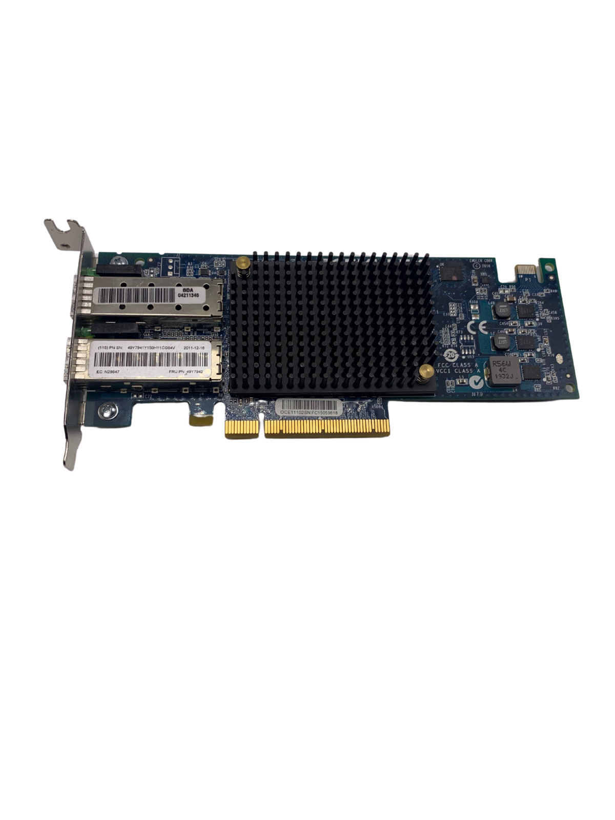 IBM 49Y7942 Emulex 10GBE Virtual Fabric Adapter 49Y7941 P006138-01B P006137-01B