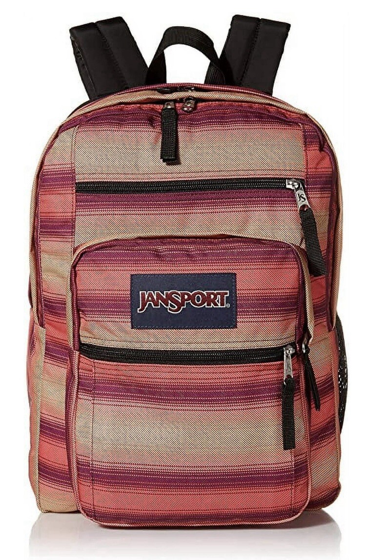 NWT New JanSport Big Student Backpack - Sunset Stripe