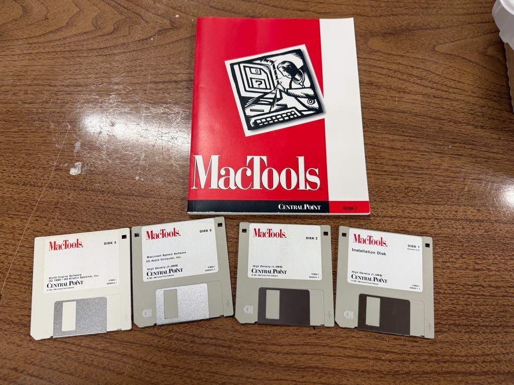 Vintage Mac tools Pro Version 3 For Macintosh  3.5” Floppy Disks 1993