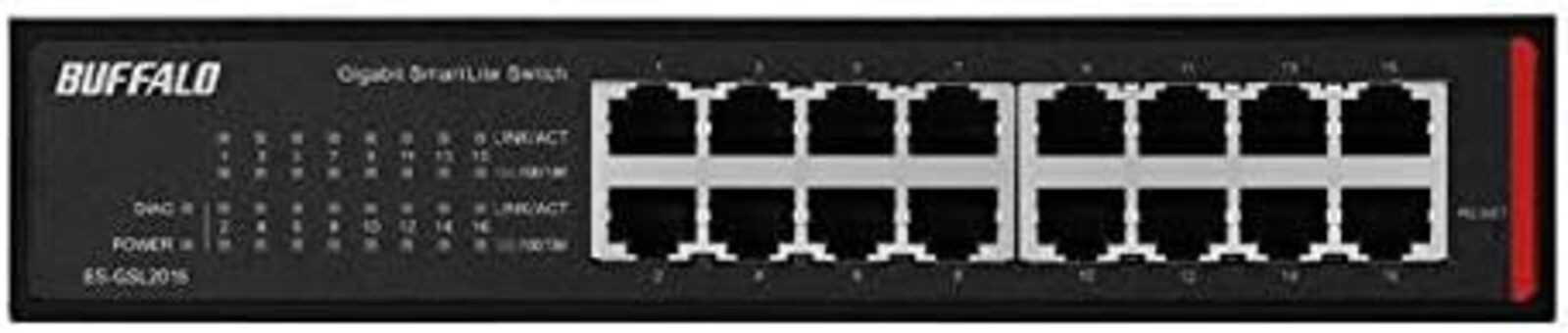 BUFFALO BS-GSL2016 Giga Layer 2 Smart Lite Switch for Business Use F/S w/Track#