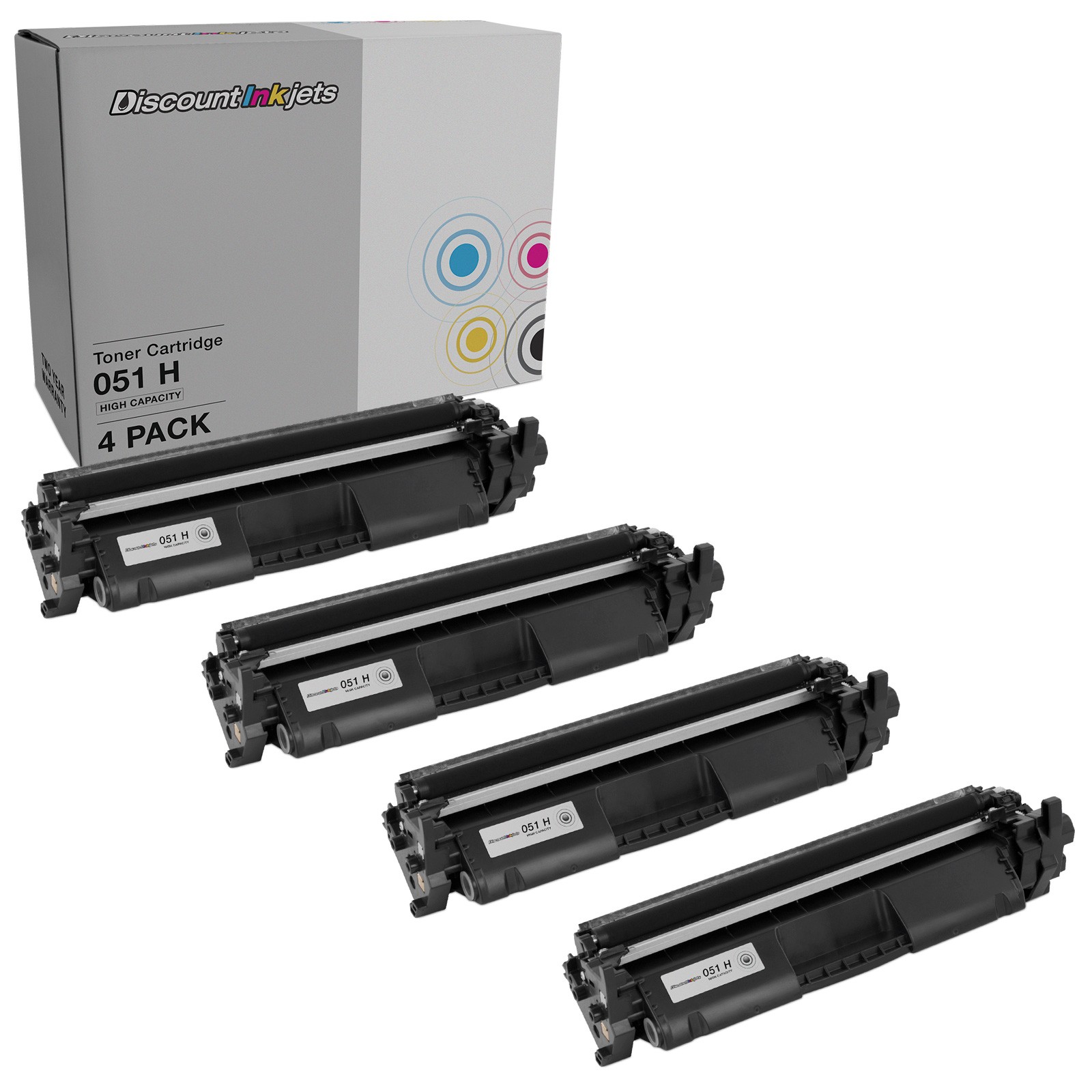 4PK 2169C001 Black for Canon 051H HY for ImageClass LBP162dw MF264dw MF267 MF269