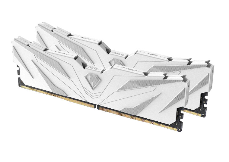 Netac Shadow II White 32GB 2X16GB DDR5 6000MHz CL38 RAM NTSWD5P60DP-32W