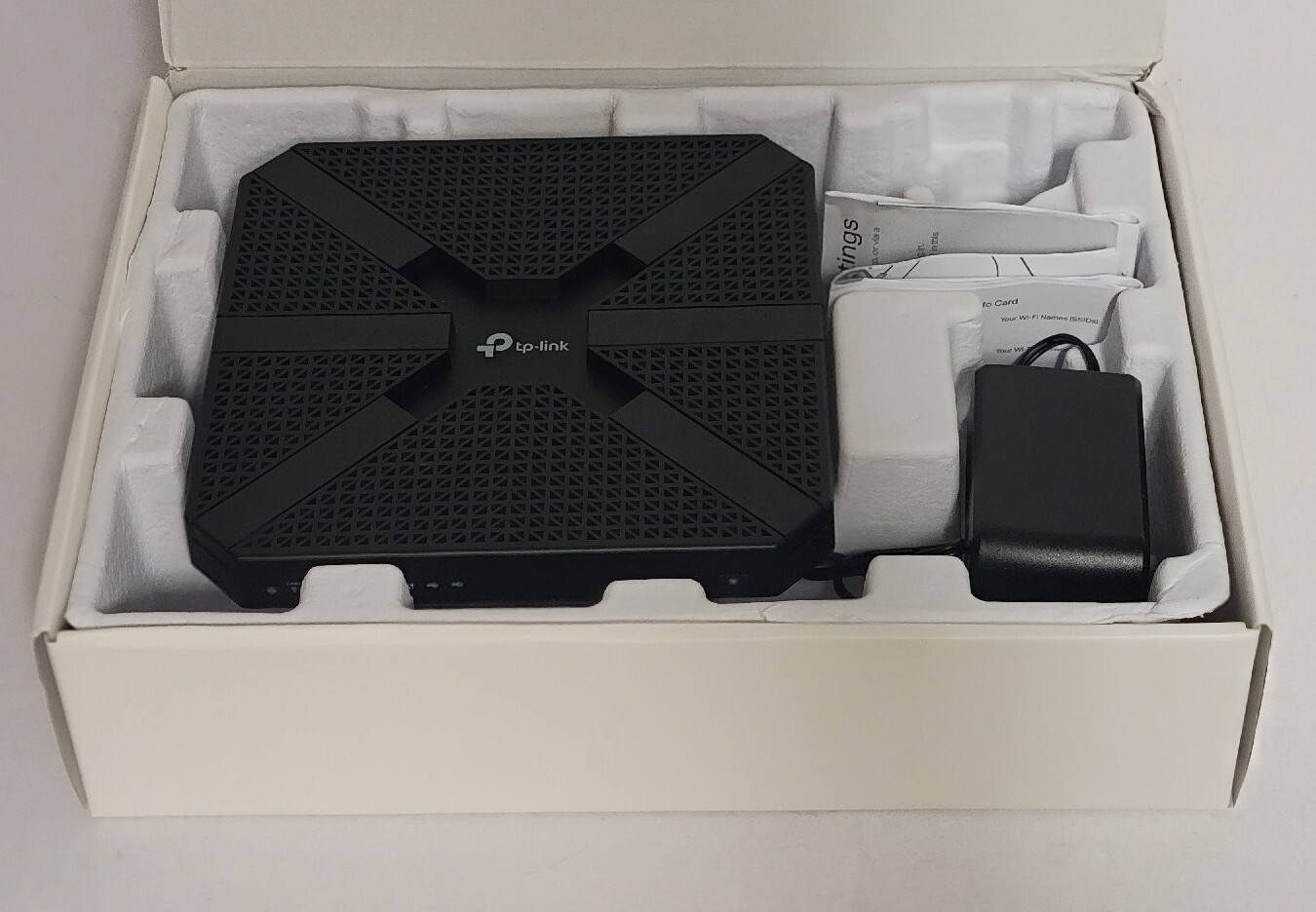 TP-Link Archer C4000 MU-MIMO AC4000 4Gbps Tri-Band Wi-Fi Router W/Power