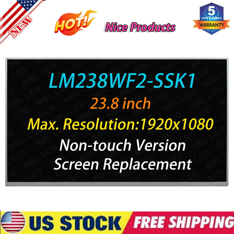A+ For Dell DP/N 0YXN48 Replacement 23.8" LCD Screen Display Panel 1920×1080