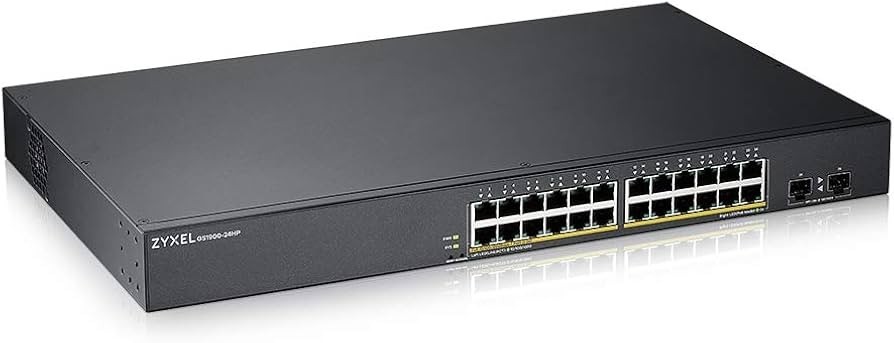 Zyxel GS1900-24HPv2 24-Port Gigabit PoE+ Smart Managed Switch 170W 2 SFP 1U