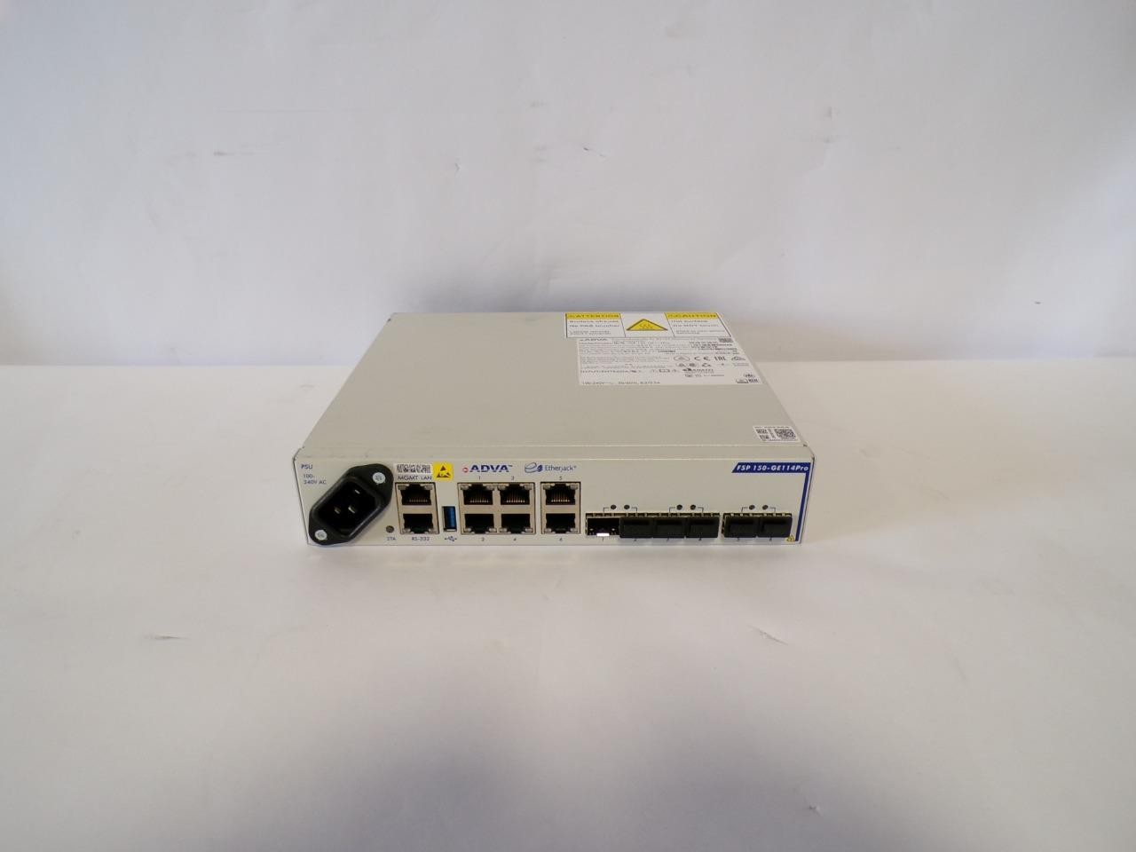 ADVA Networking Carrier Ethernet Switch FSP 150-GE114Pro (J434)