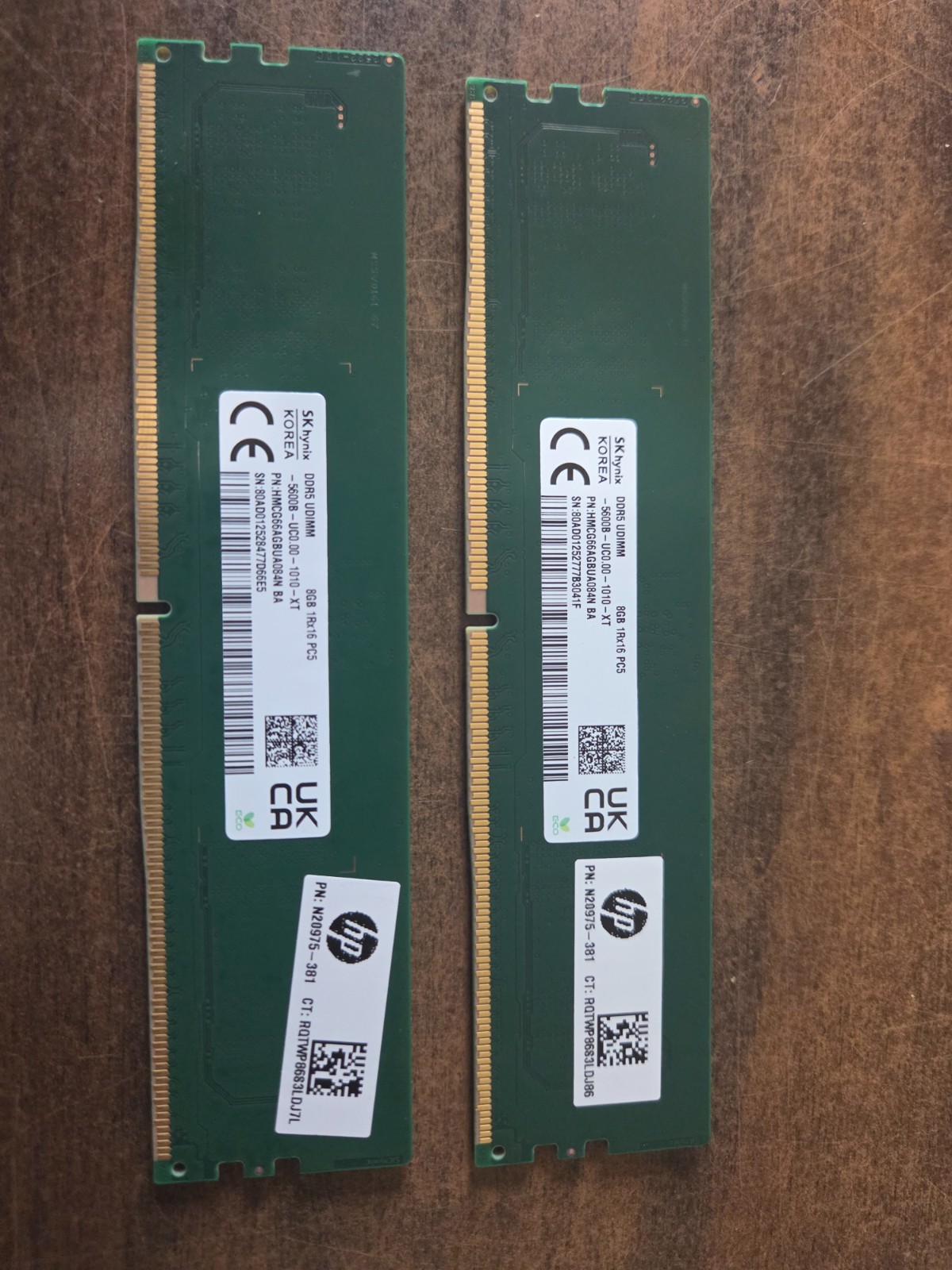 SK Hynix 16gb kit, 5600